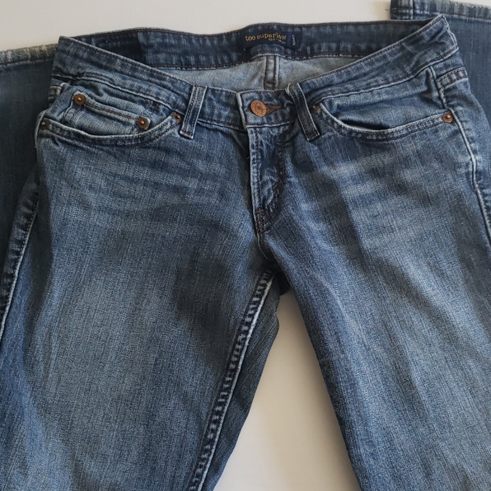 Levi Strauss Super Low 524 Denim Flared